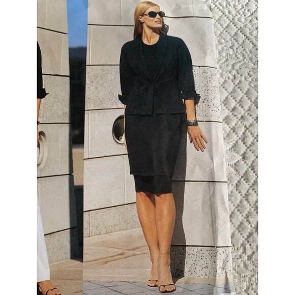 Vogue Anne Klein Misses Jacket Skirt Pants Sewing Pattern 2390 Sz 18 - 22 Uncut - Picture 3 of 9